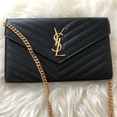 ysl black wallet|YSL wallet price.